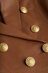 Bethany Leather Blazer