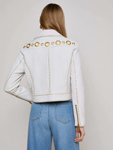 Aelin Studded Leather Jacket
