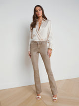 Selma Coated Bootcut Jean