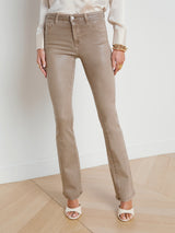 Selma Coated Bootcut Jean