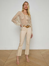 Tati Coated Bootcut Jean