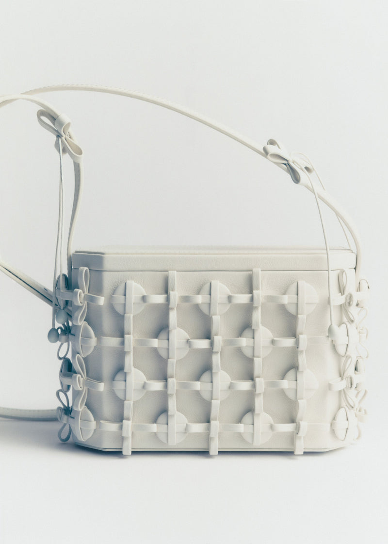 Button Bow Box - Porcelain