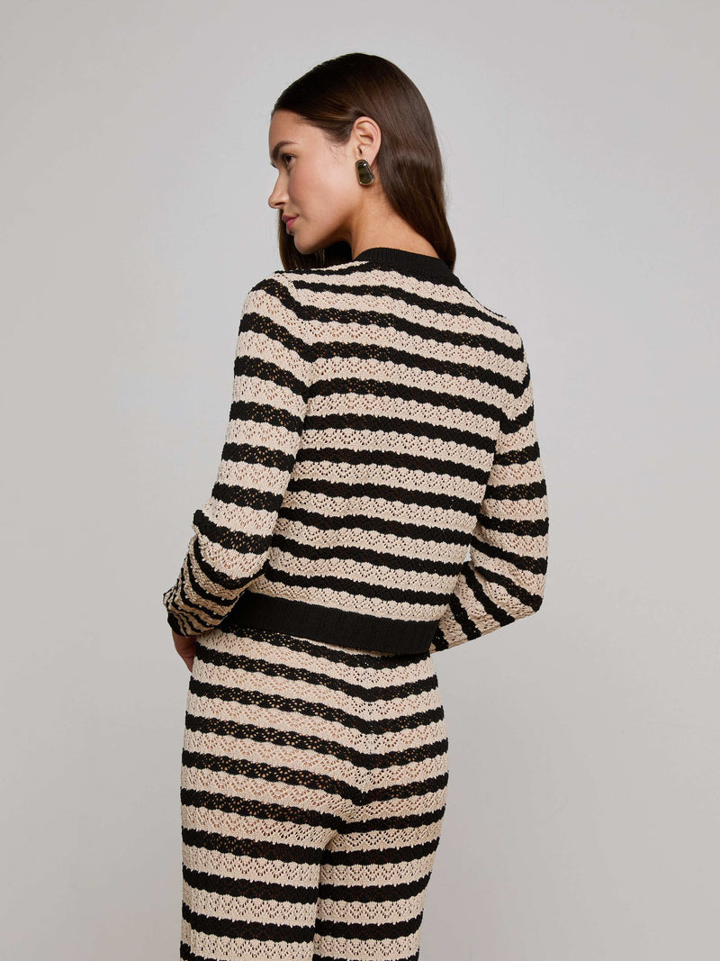 Orla Pointelle Knit Cardigan