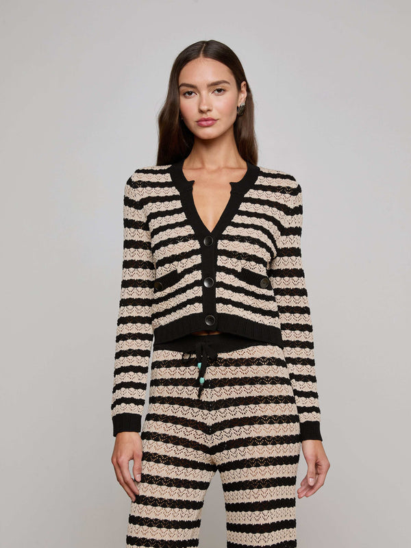 Orla Pointelle Knit Cardigan